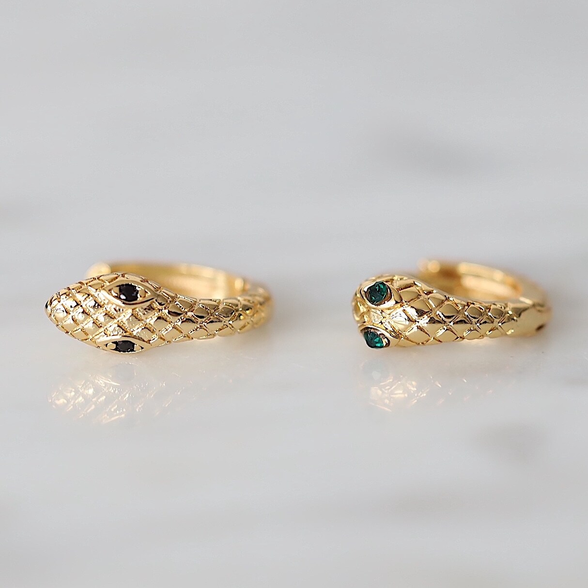 cartilage hoop earrings gold snake cartilage earring