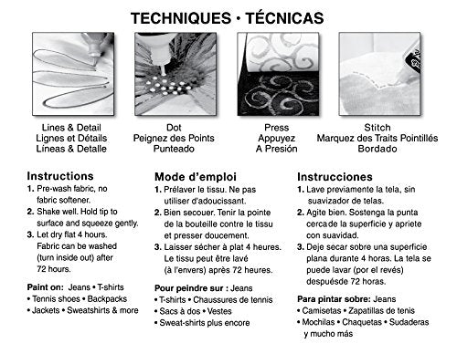 Dimensional Fabric Paint 41438 Dfpt 4Oz Slick True Red, 4 Fl Oz (Pack of 1)
