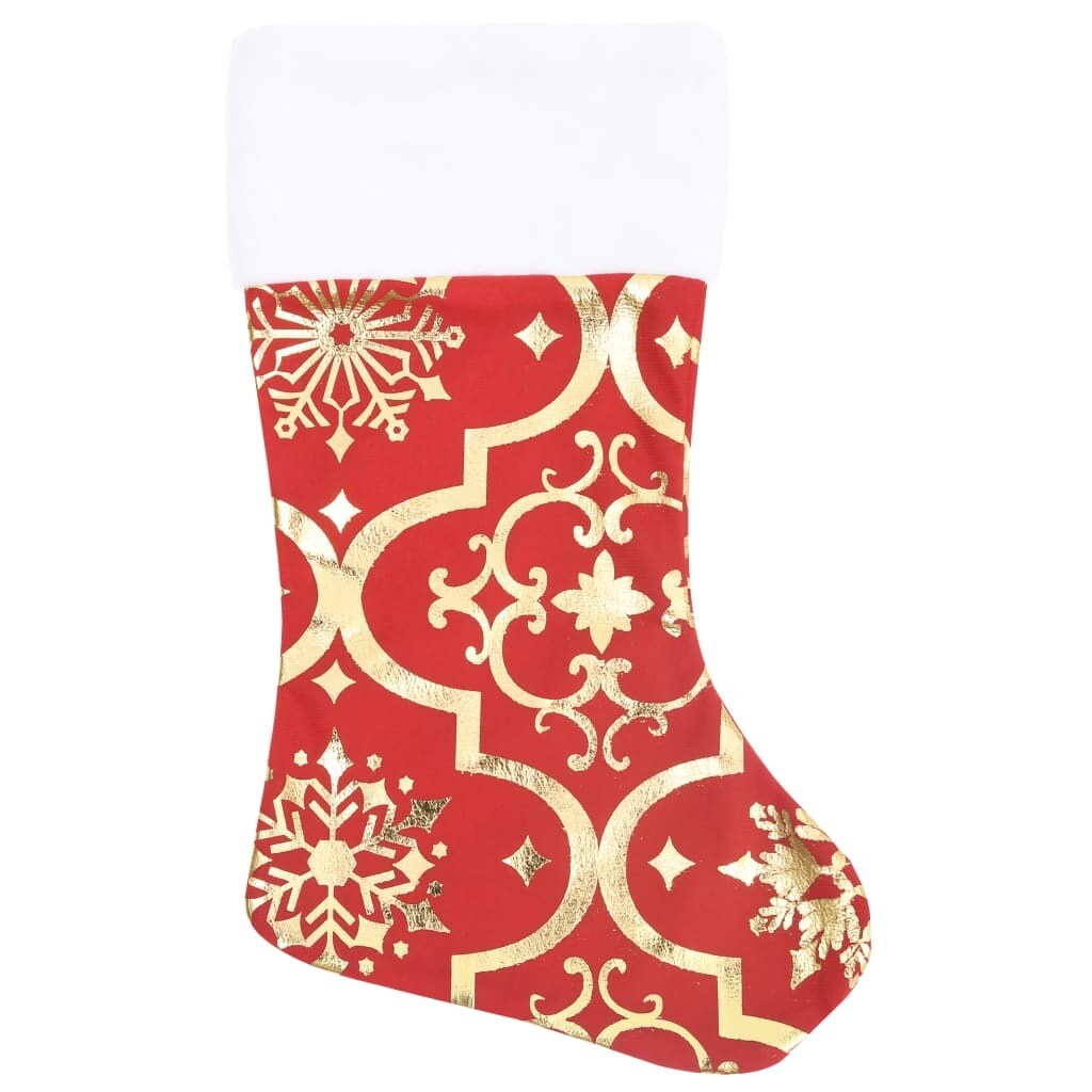 Luxury Christmas Tree Skirt with Sock 4 ft Fabric