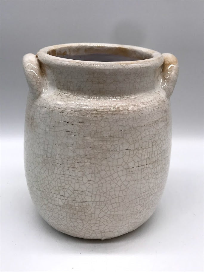 Ceramic Jar Crock Planter - Medium WATER
