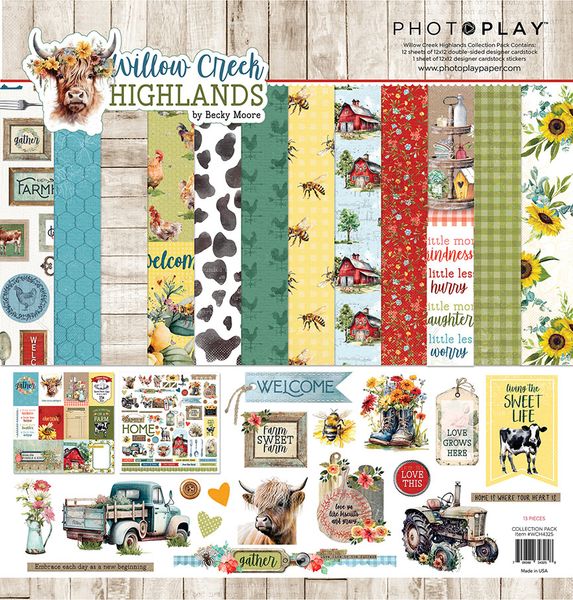 Photoplay Willow Creek Highlands 12X12 Collection Kit