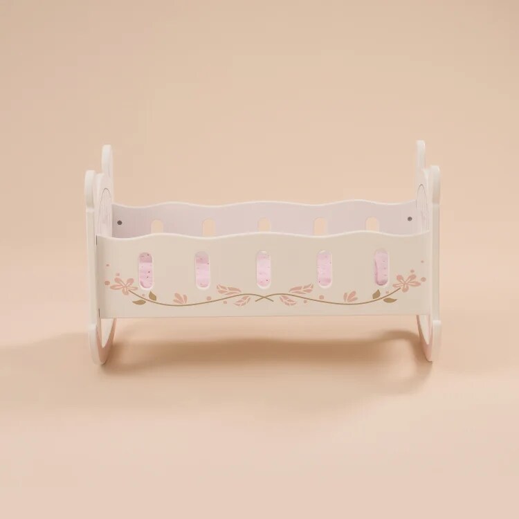 ROBUD Baby Wooden Doll Crib 18inch WRP01