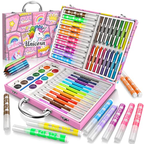 All in One Drawing Art Supplies, Kids Art Set for Drawing Coloring