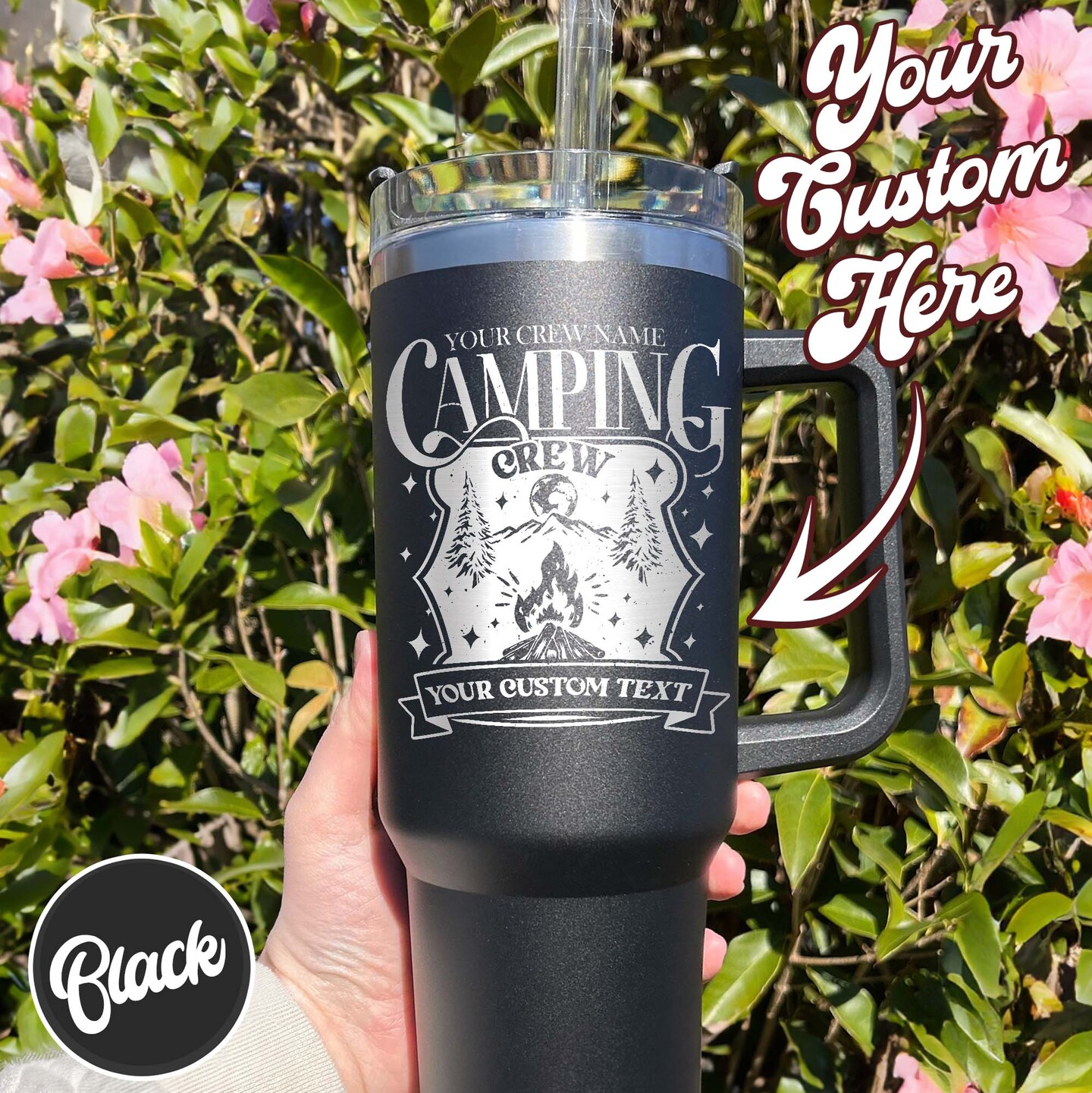 Custom Tumbler For Camping, Custom Camping Tumbler, Camping