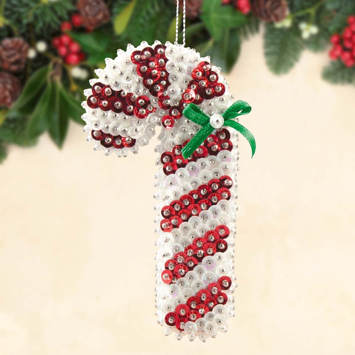 Sunrise Craft Hobby Candy Cane Ornament Kit Michaels
