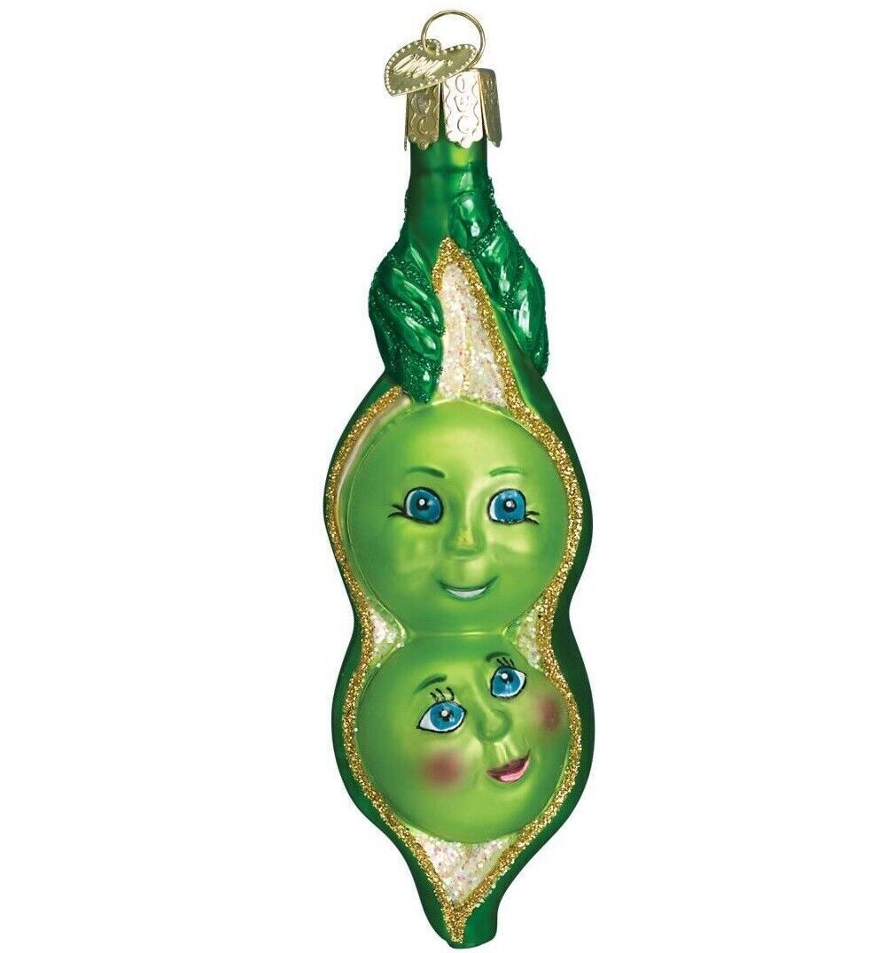 Blown Glass Two Peas in a Pod Christmas Ornament | Michaels