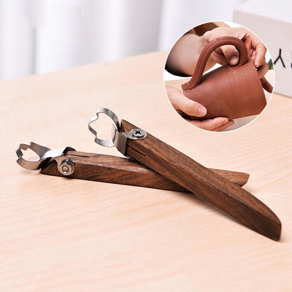 Kitcheniva Clay Pottery Sculpture Tools Wooden Handle