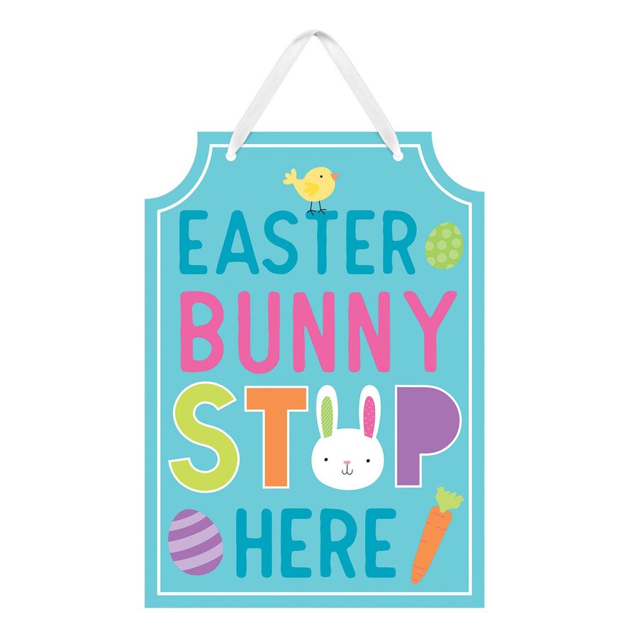 Easter Bunny Stop Here Sign | Michaels