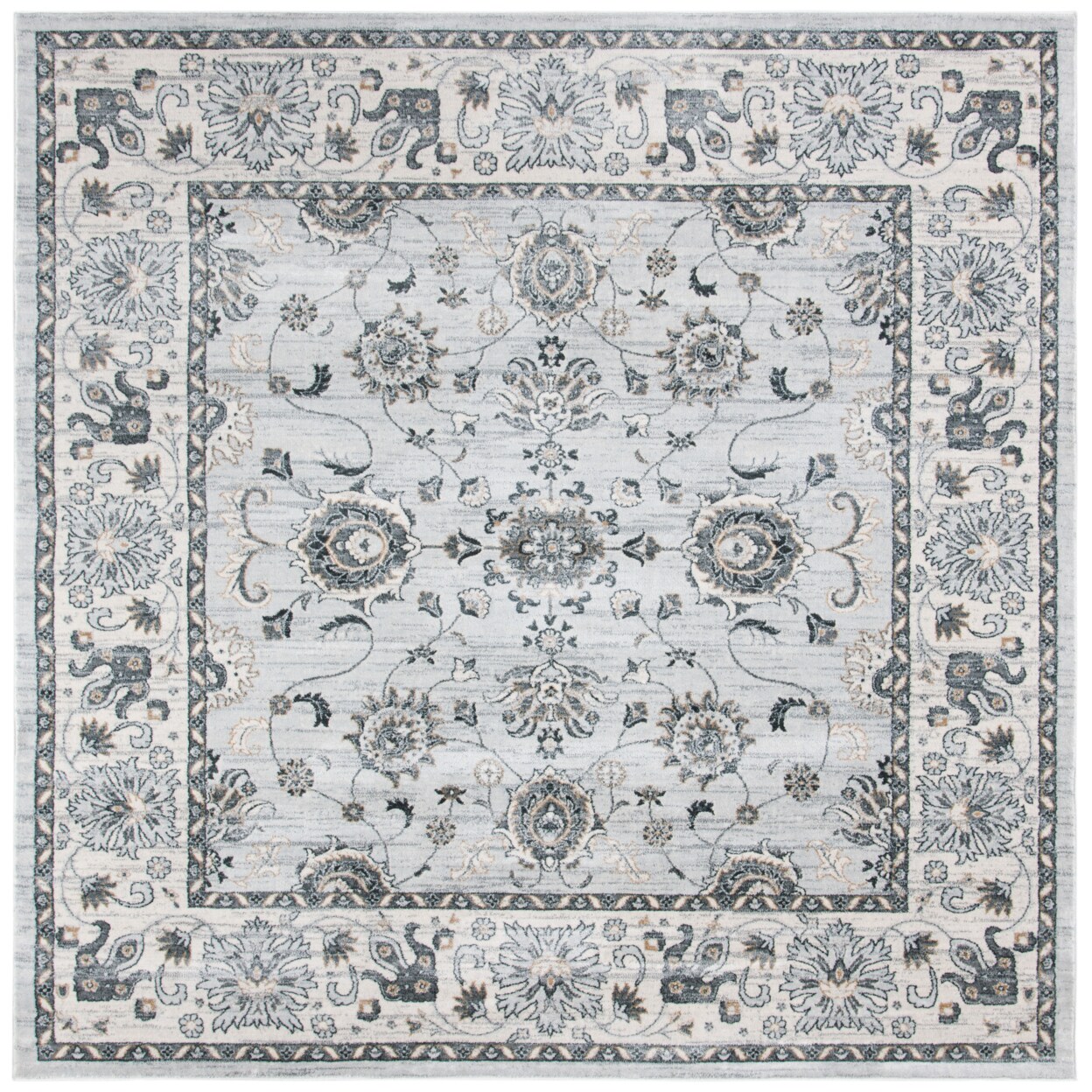 Safavieh Isabella Isa940G Light Grey / Cream Rug Traditional Carpet Area Rug