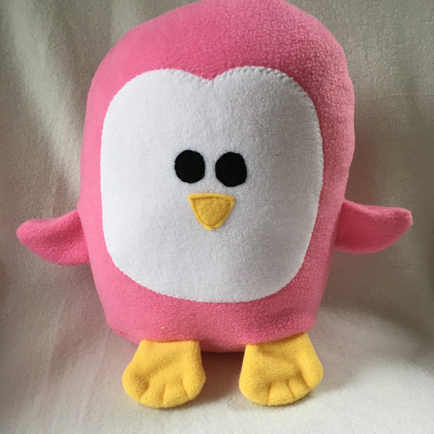Pink Fleece Penguin Plushie Pillow Pal MakerPlace by Michaels