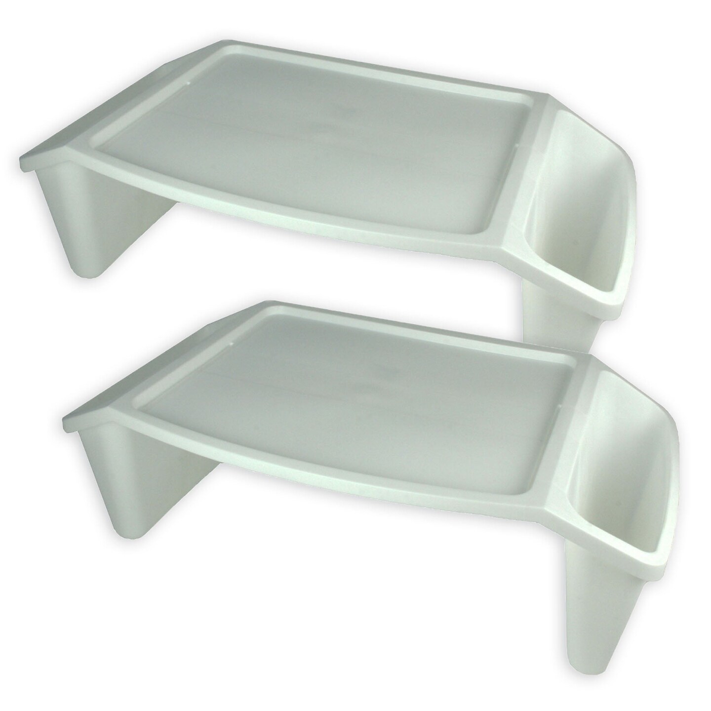 Lap Tray, White, Pack of 2