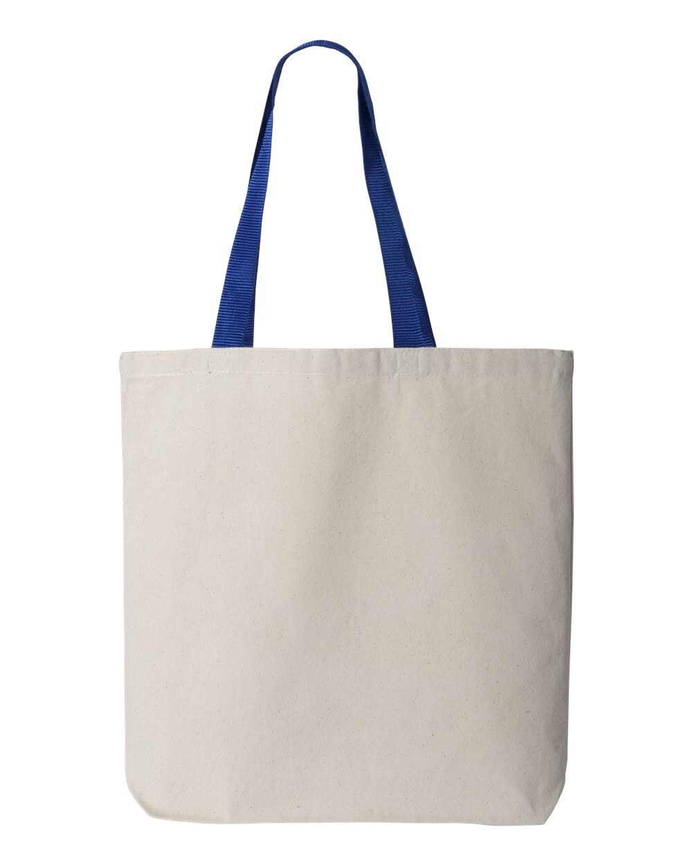 Q-Tees® 11L Canvas Tote with Contrast Color Handles