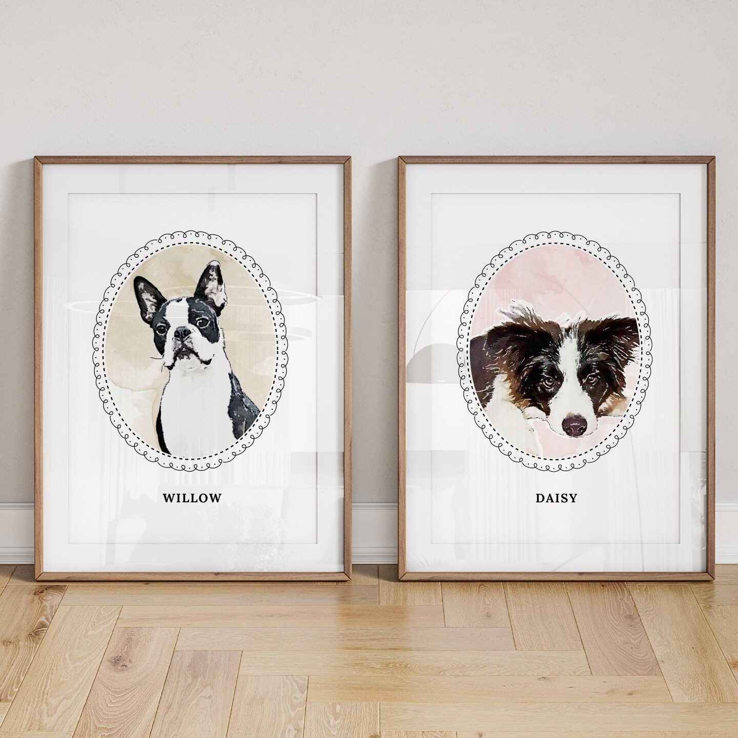 Custom Watercolor Pet Portrait | Best Gift For Pet Parents | Personalized Memorial Keepsake | Unframed Art Print