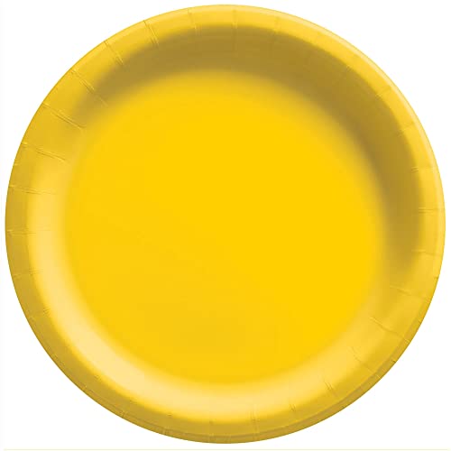 7" Yellow Sunshine Round Paper Plates Michaels