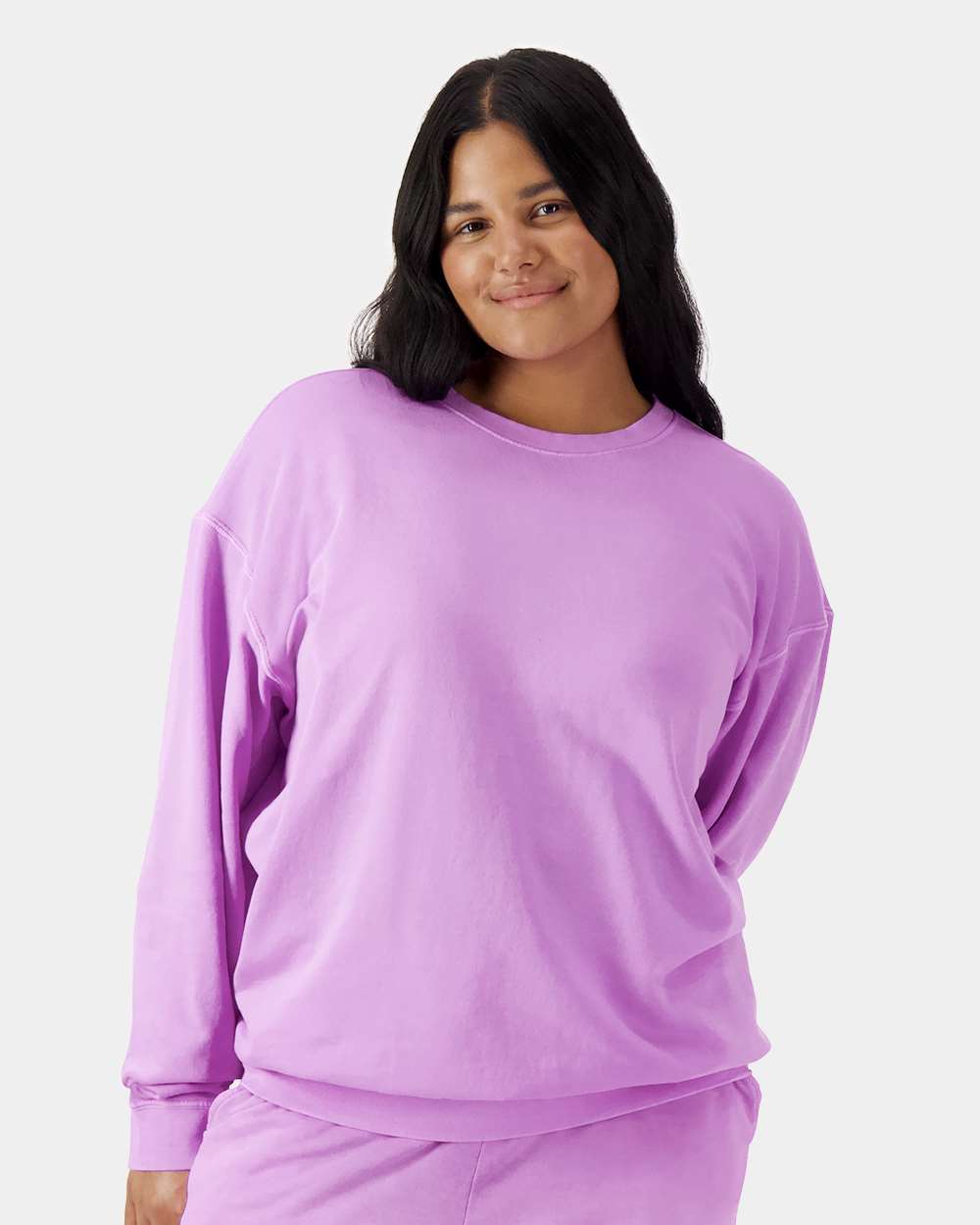 Comfort Colors® Garment Dyed Lightweight Fleece Crewneck Sweatshirt
