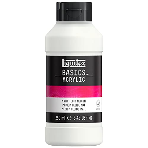 Matte Fluid Medium, 250ml Bottle, 8.45 Fl Oz (Pack of 1)