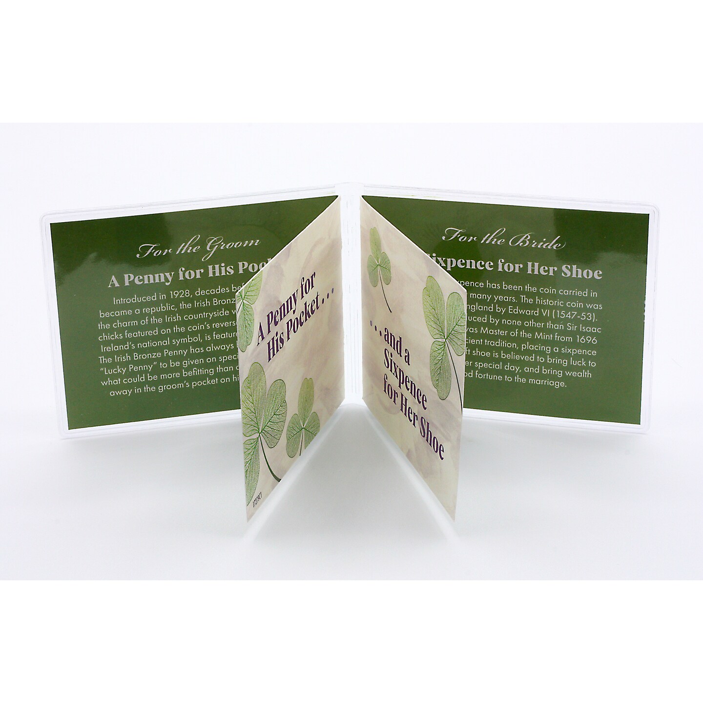 A Penny For His Pocket and A Sixpence For Her Shoe Coin Wedding Set