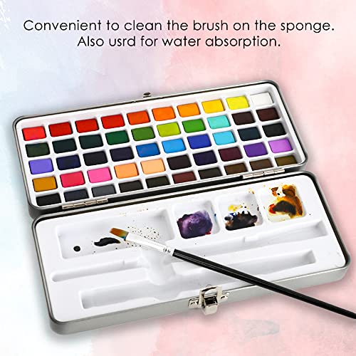 Grabie Watercolor Paint Set, 50 Colors, Detail Paint Brush Included, Art  Supplies for Painting, Great Watercolor Set for Artists, Amateur Hobbyists  and Painting Lovers