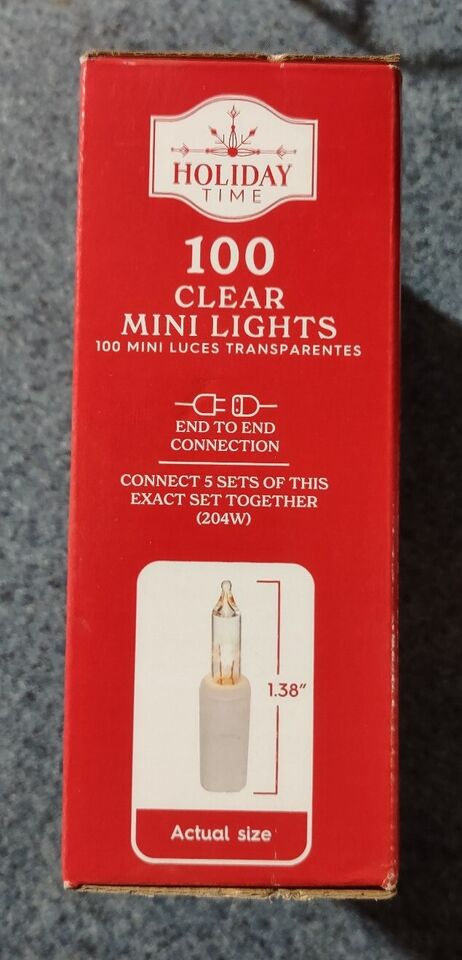 CLEAR Mini WHITE Christmas Lights. Michaels