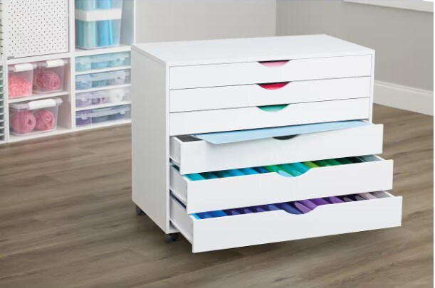 Home and Storage Modular Wide Mobile Chest