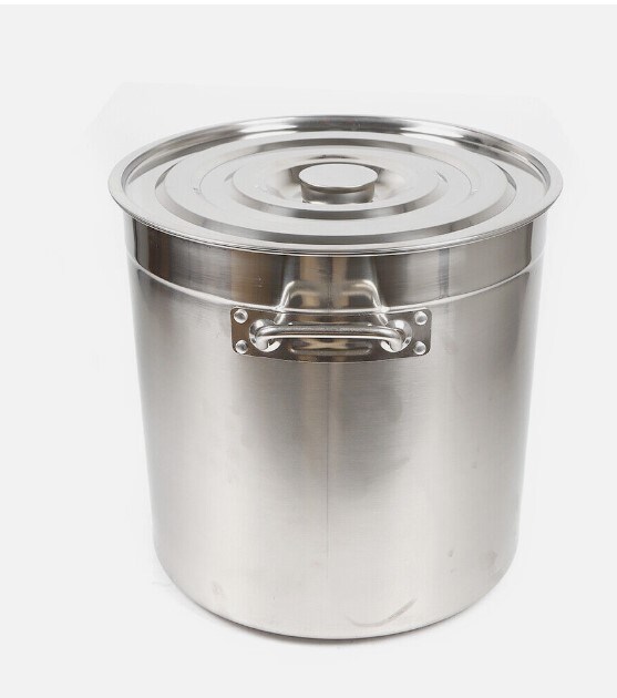 35L/9.25Gal Stainless Steel Stock Pot Large Kitchen Soup Big Cooking Restaurant