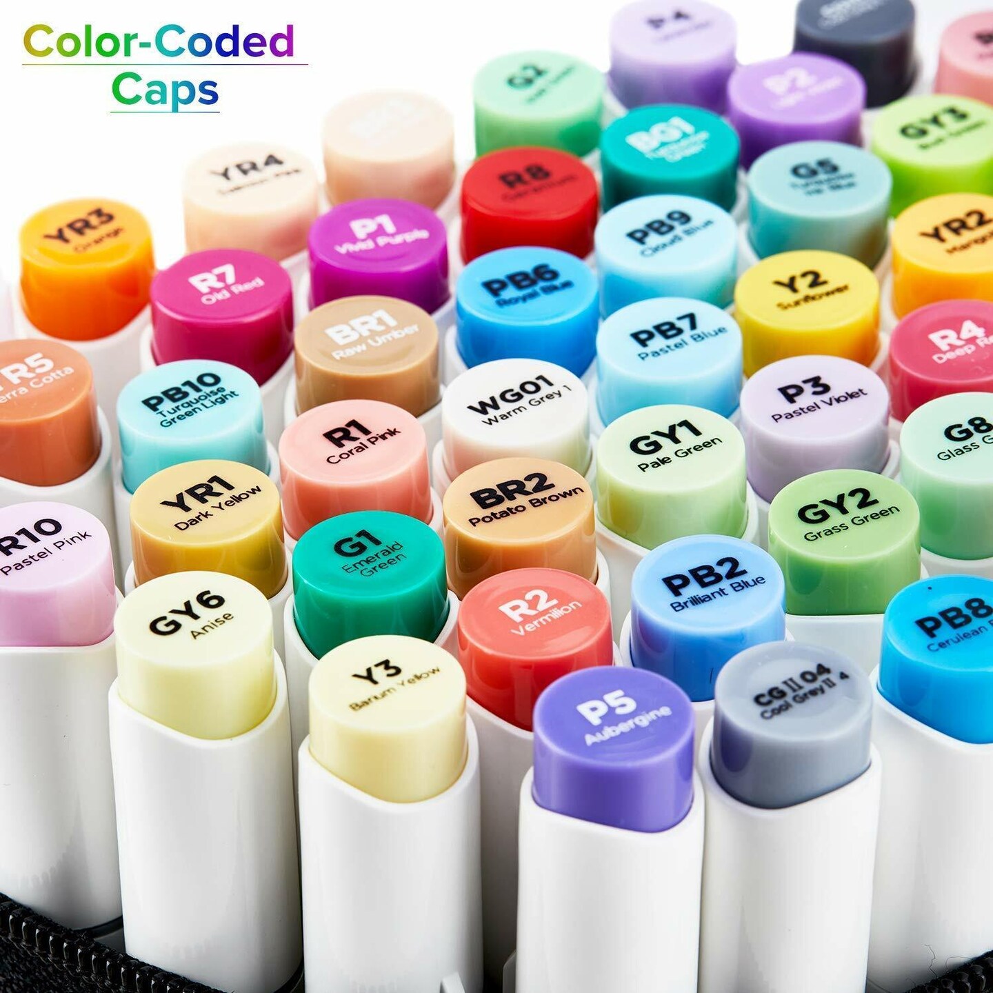 Ohuhu Double Tipped Alcohol Markers 48pcs