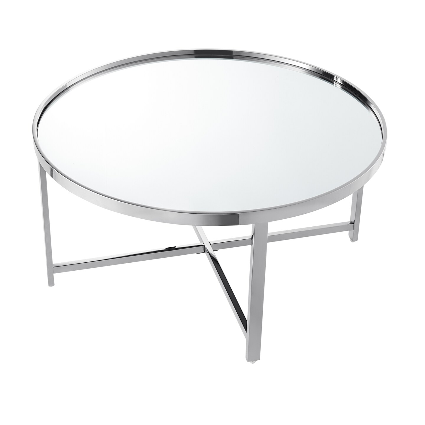 Kamia Coffee Table With Mirrored Top