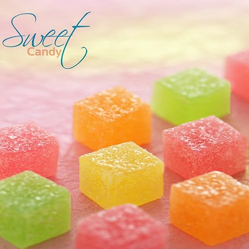 Square Candy Molds Silicone Molds for Hard Candy, Gummy, Caramels, Chocolate, Ganache, Ice Cubes, 252 Cavity