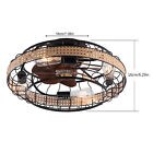 Kitcheniva Classic Ceiling Fan Light With Reversible Quiet Motor Remote Control 18.5&#x22;