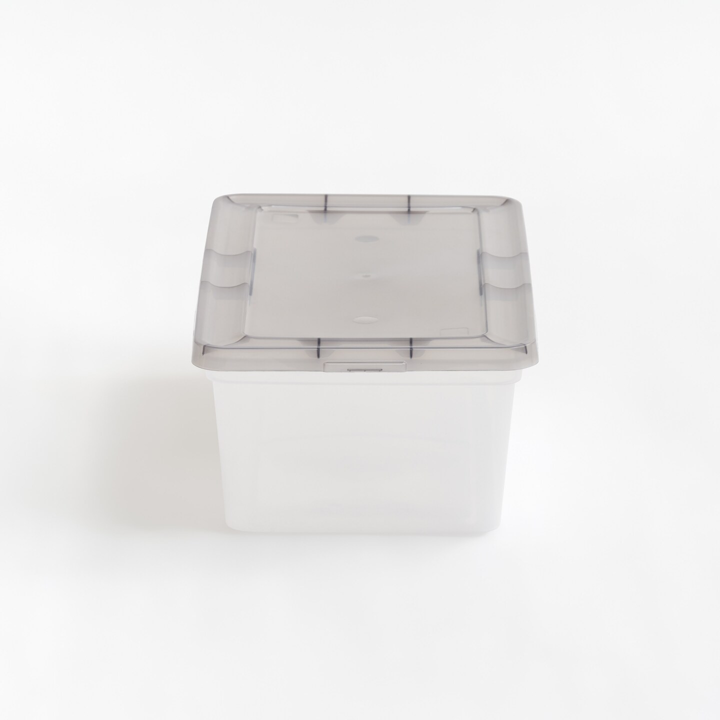 IRIS USA 6 Quart Snap Top Plastic Storage Box, 10 Pack