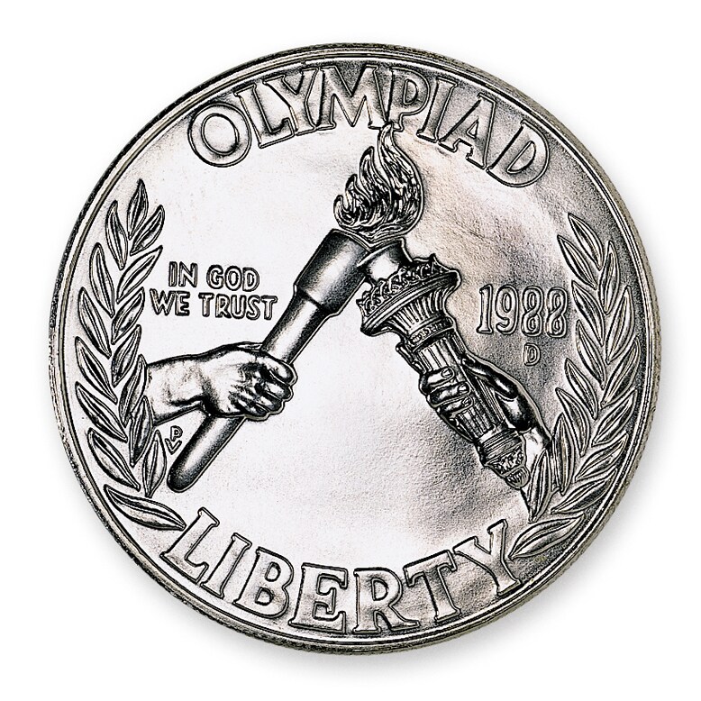 Olympics Seoul Silver Dollar