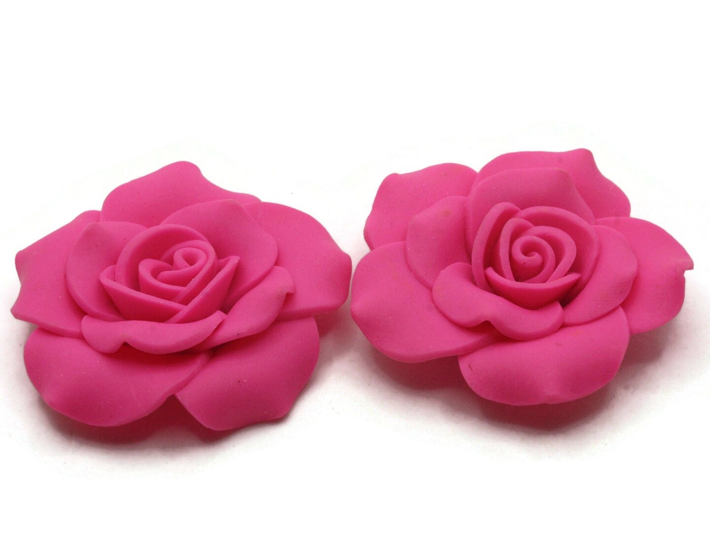 2 2 Inch Pink Flower Polymer Clay Beads Michaels