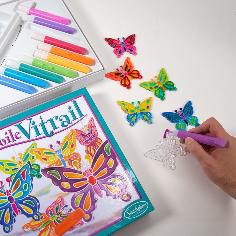 Sentosphere Mobile Vitrail - Butterflies