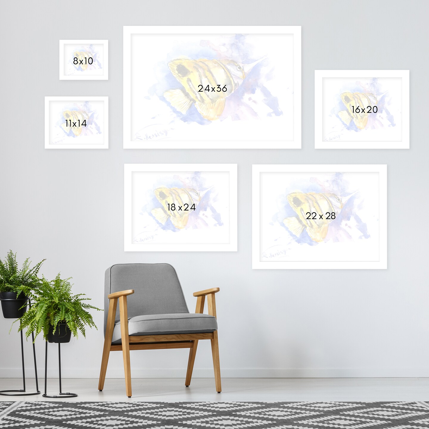 Angelfish Copperhead by Suren Nersisyan  Framed Print - Americanflat