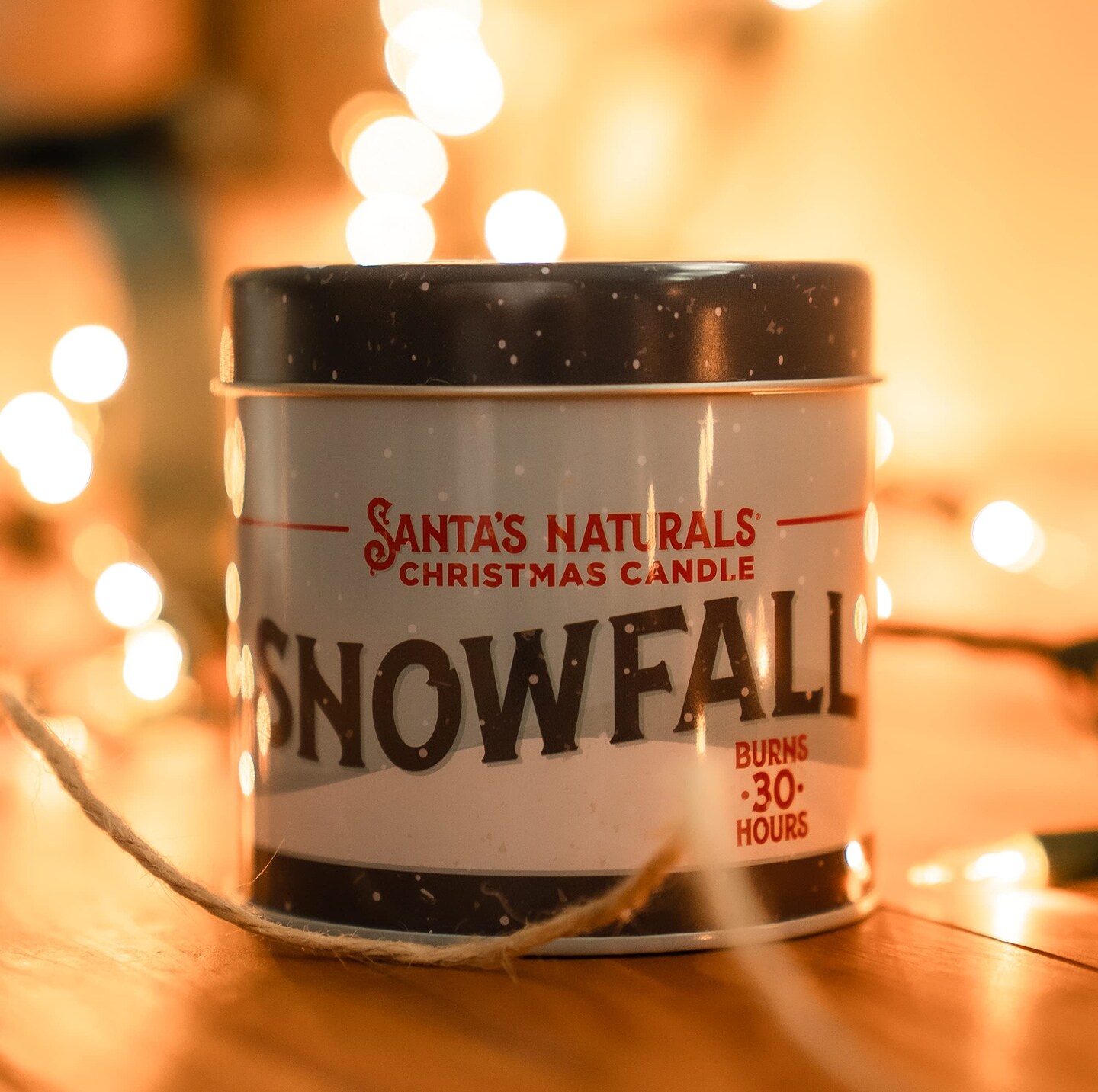 Snowfall Christmas Candle | Sweet, Bright Fragrance | Notes of Pine, Citrus, Eucalyptus | Sustainably Sourced Soy and Beeswax | 30 Hour Burn Time | 9oz | 2 Pack