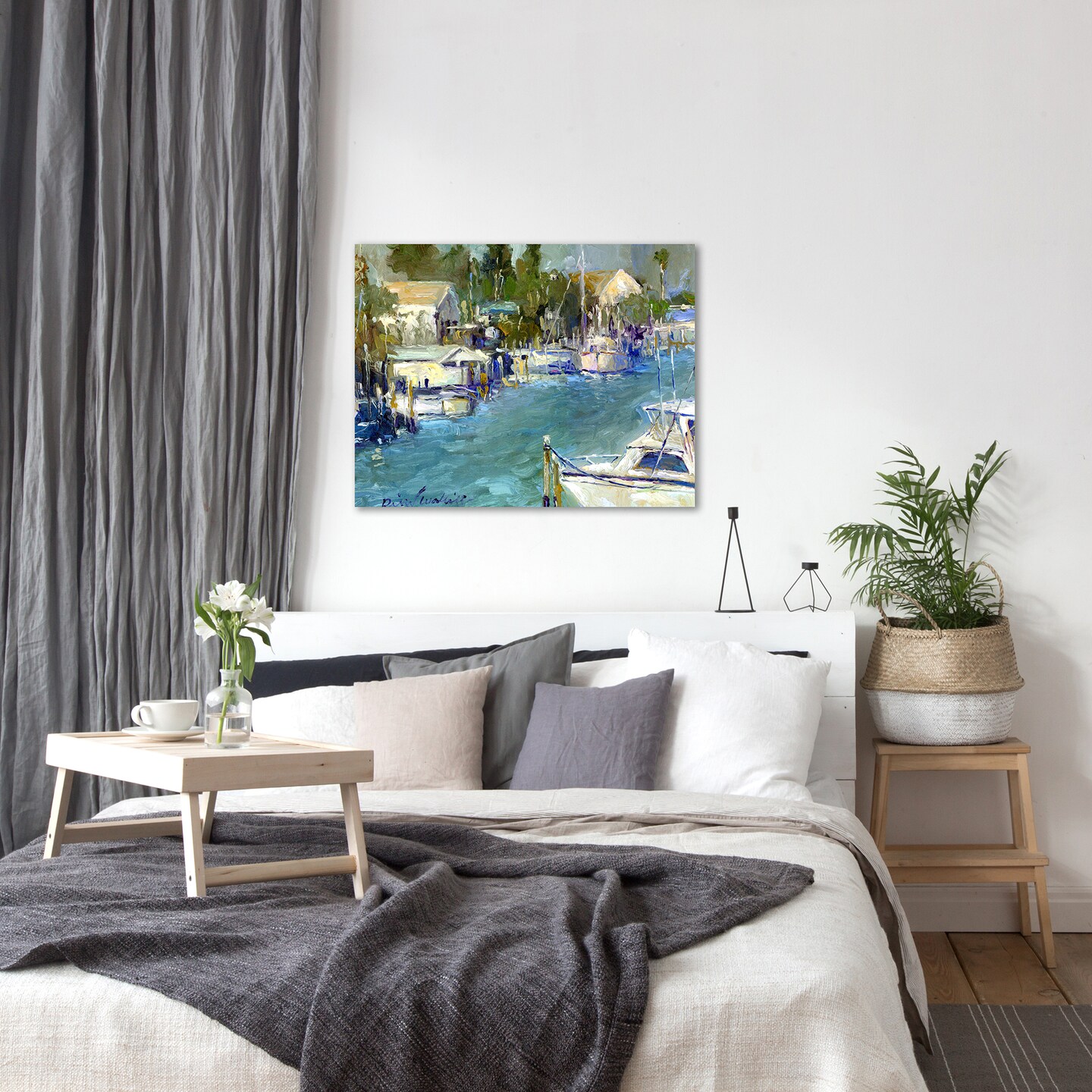 Mad Beach by Richard Wallich  Gallery Wrapped Canvas - Americanflat