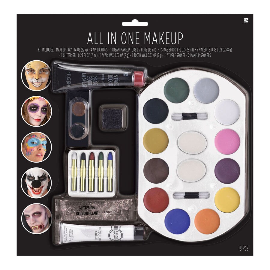 Costume Makeup Kit, 1 Set