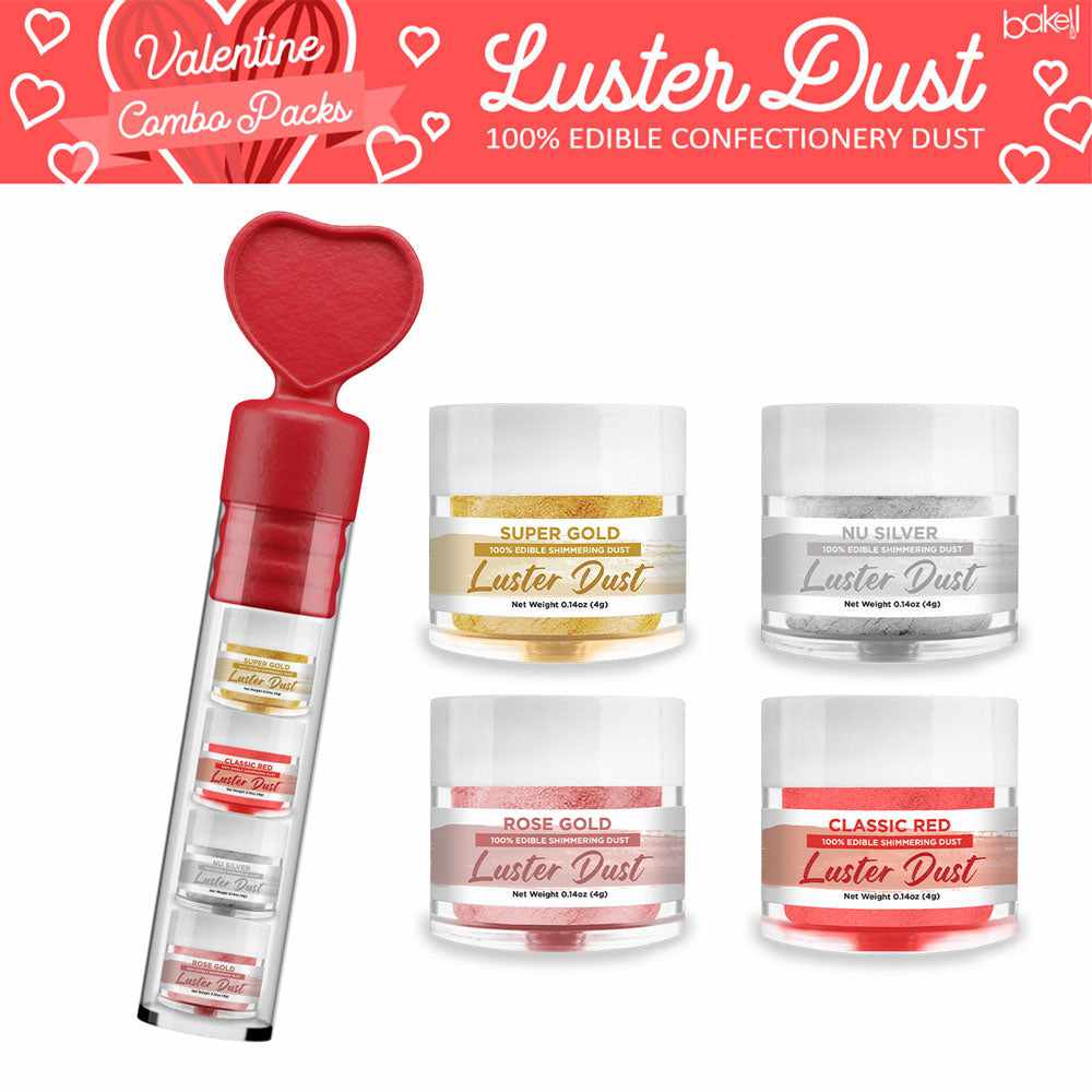 Valentine's Day Luster Dust The Heart's Desire Combo (4 PC) Michaels