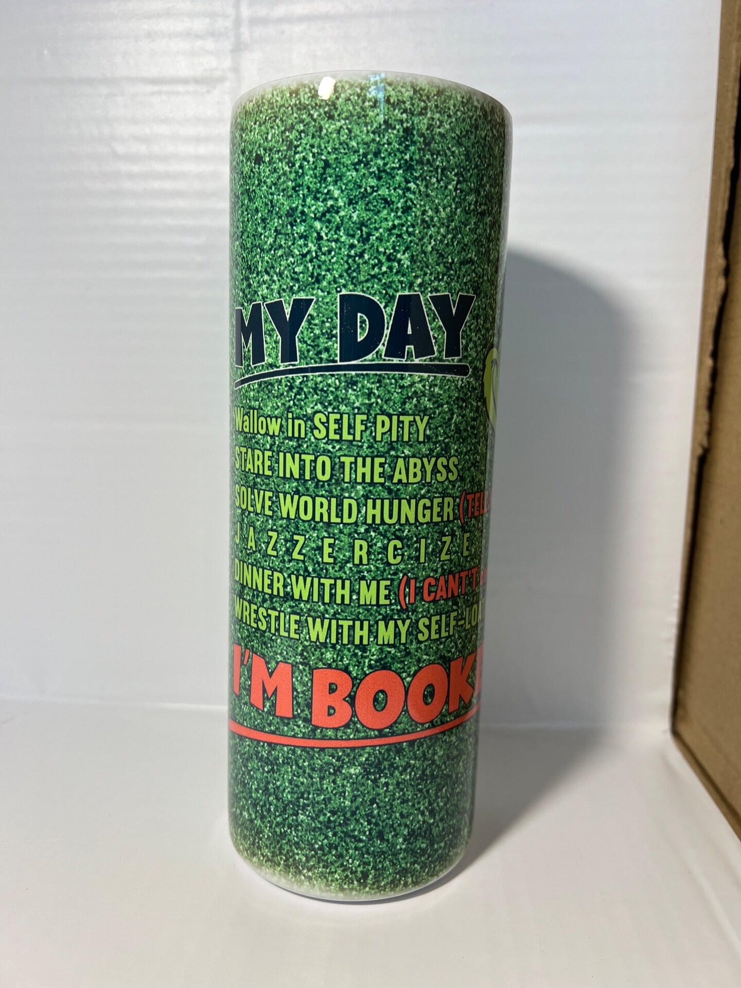 Grinch Glitter Tumbler