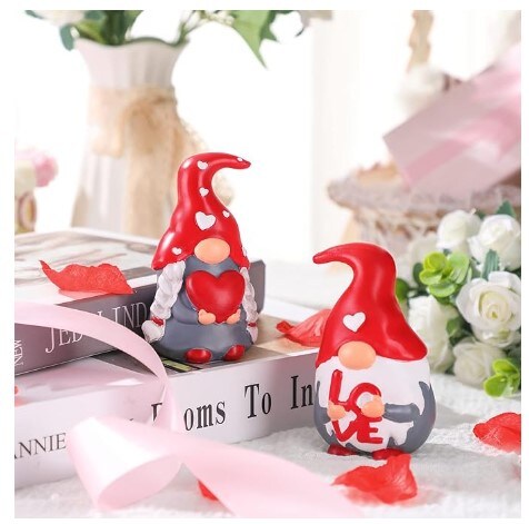 2 pcs Valentine&#x27;s Day Gnome Home Decor
