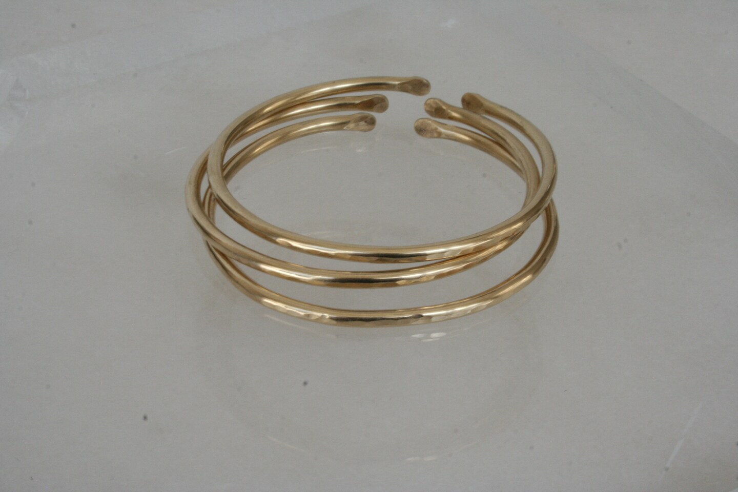 Gold Bangle, Brass Bangle, Simple Cuff, Single Bangle, Golden Bracelet,  Hammered Cuff, Minimal Jewelry, Stacking Cuff, Layering Cuff, Brass