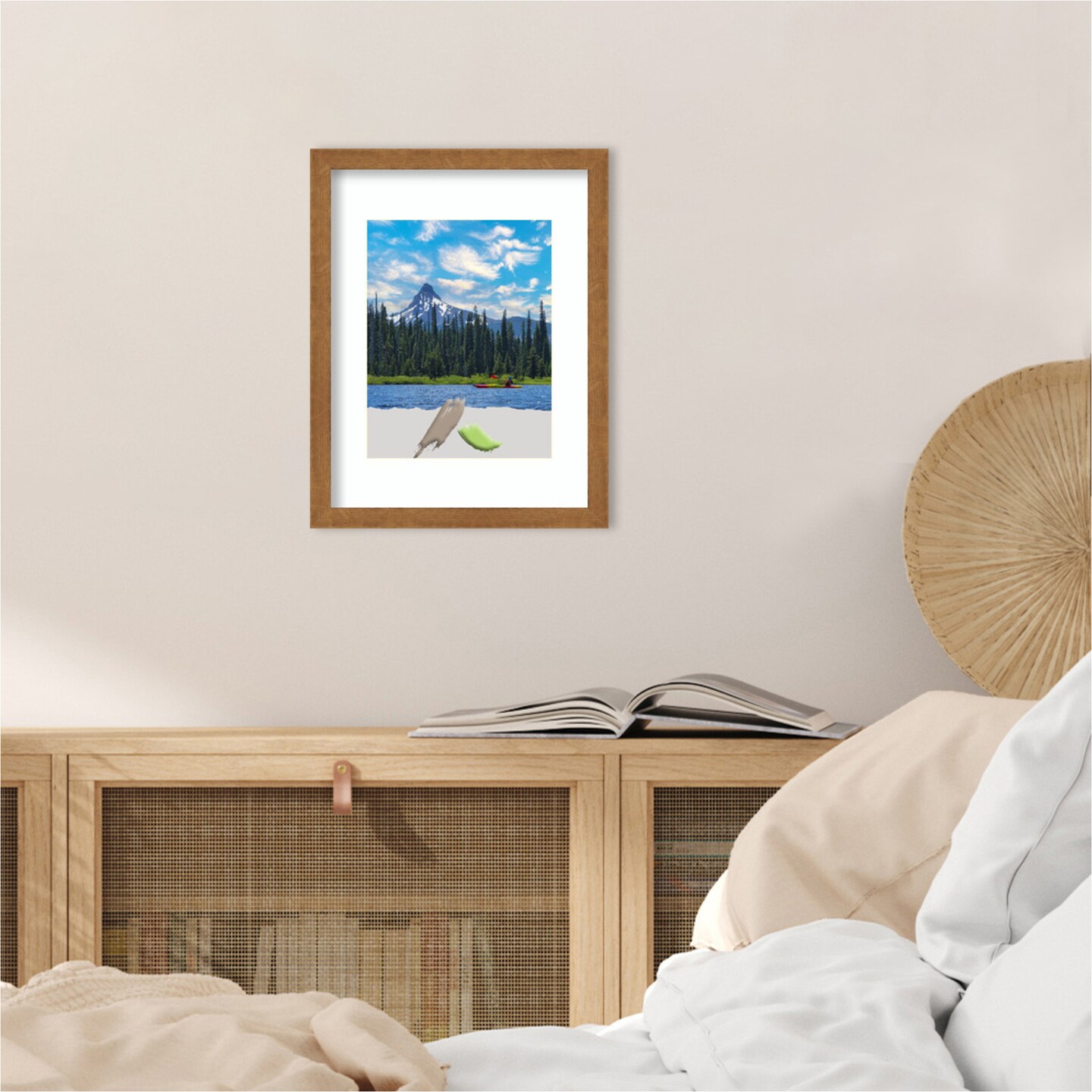 Carlisle Narrow Wood Picture Frame, Photo Frame, Art Frame