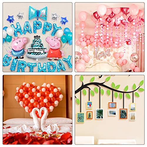 1000 Pieces Glue Point Clear Balloon Glue Removable Adhesive Dots Double Sided Dots of Glue Tape for Balloons Craft Glue Points Dots Sticky Dots or Wedding Decoration