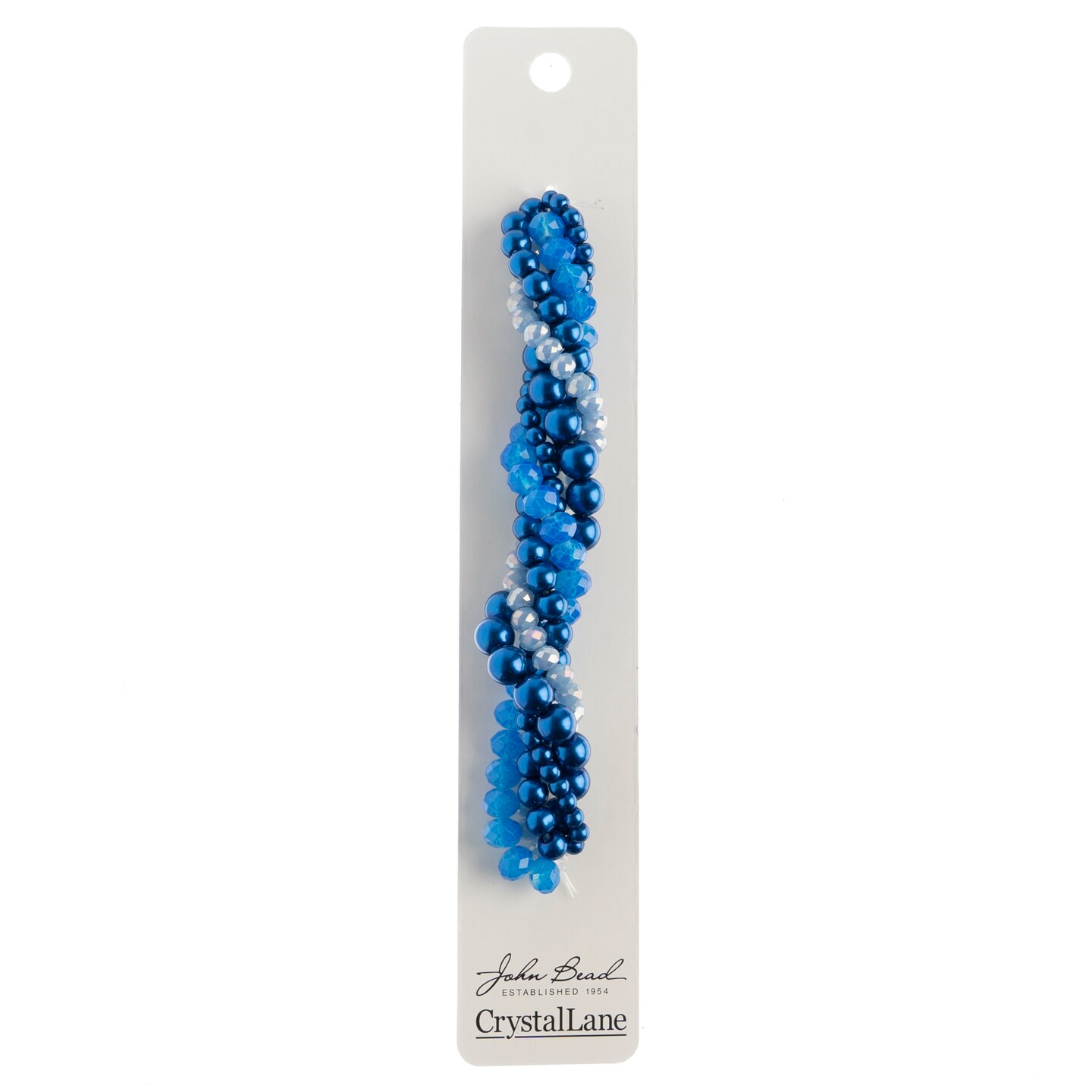 Crystal Lane DIY Arrowwood Viburnum Twisted Glass &#x26; Pearls Beads, 5 Strands