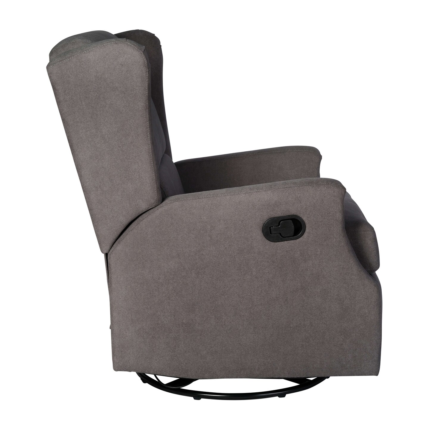 Merrick Lane Abby 3-in-1 Wingback Manual Recliner Rocker Swivel Glider Chair