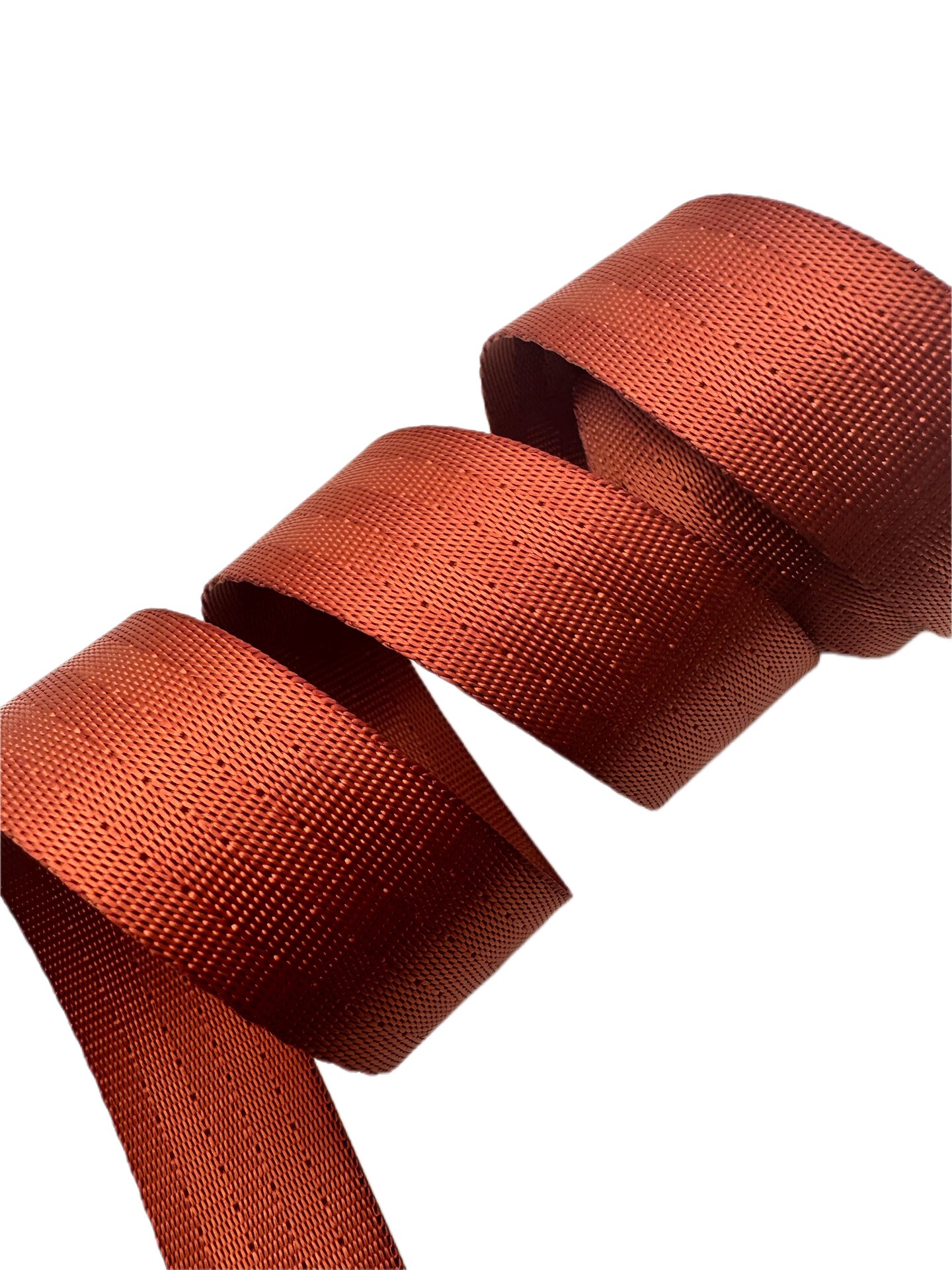 Rust 1&#x201D; Seatbelt Webbing (by the yard)