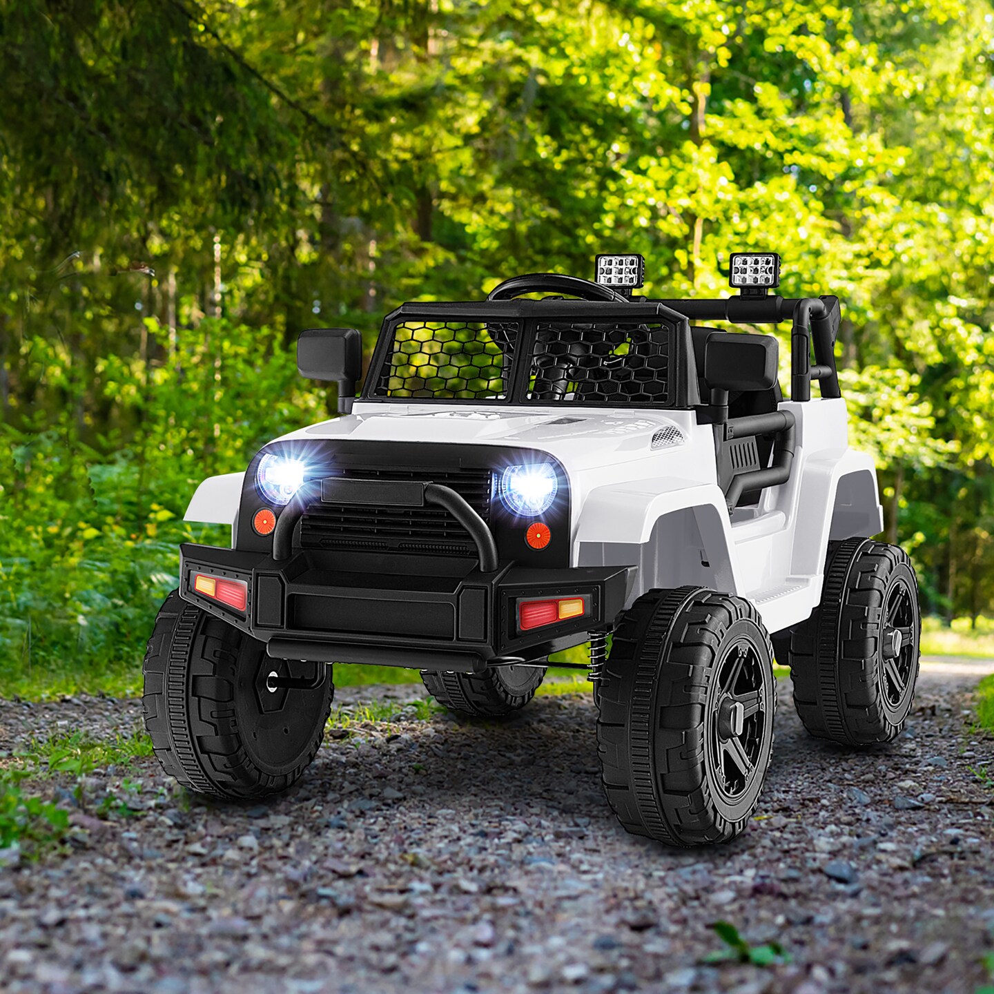 Costway 12V Kids Ride On Truck Car Electric Vehicle Remote w/ Music &#x26; Light