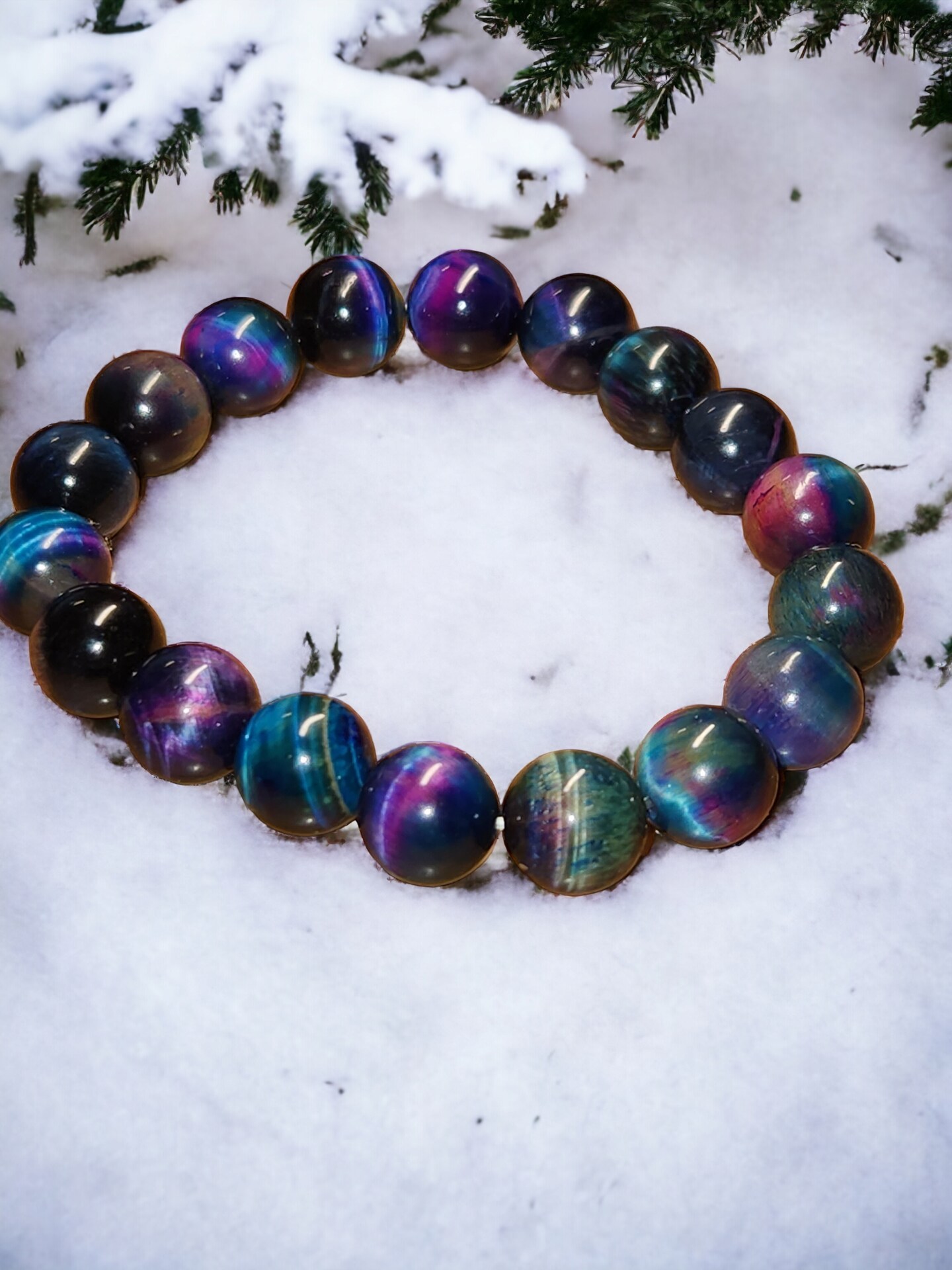 Galaxy Tigers Eye Bracelet | MakerPlace by Michaels