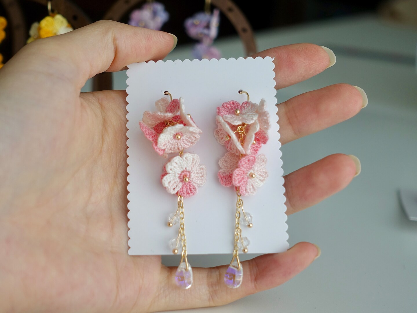 Yellow Chimes Earrings For Women Pink Butterfly Attached Dangle Drop  Earrings For Women and Girls : Amazon.in: Fashion