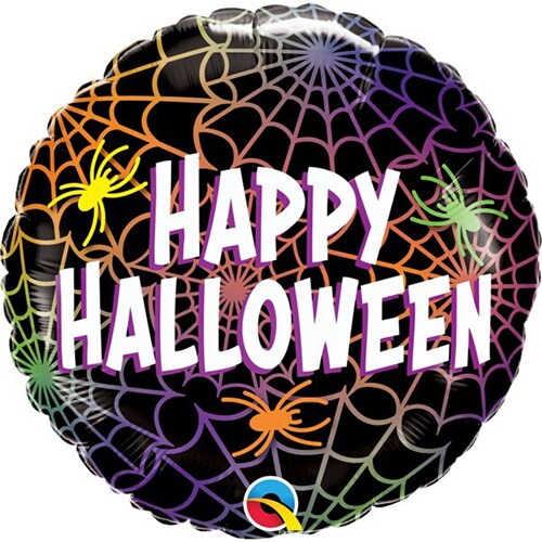 Halloween Spiders and Webs Foil Balloon - 18&#x22;